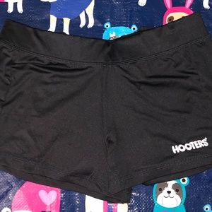 Hooters black uniform shorts small and x small